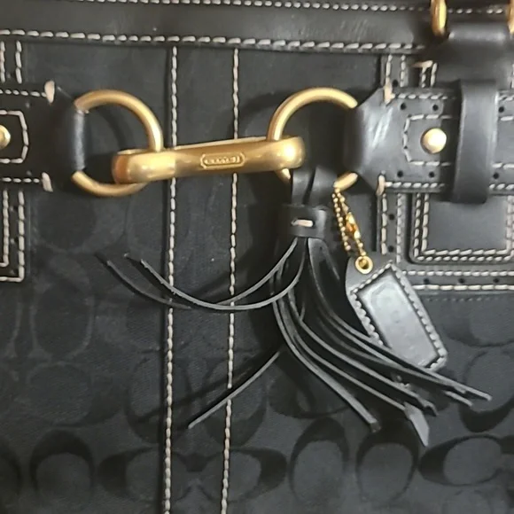 SOLD**Coach Hampton Vintage Carryall Shoulde Satchel EUC - Picture 5 of 15